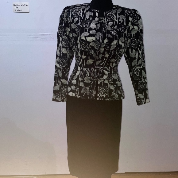 Silk Studio Dresses & Skirts - Vintage silk and velvet dress set